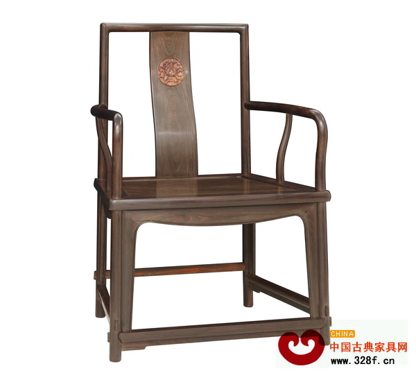 鲁班木艺全榫卯结构的扇形官帽椅 鲁班木艺全榫卯结构的扇形官帽椅