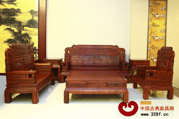 木缘红木——小叶红檀精品《102沙发》 木缘红木——小叶红檀精品《102沙发》
