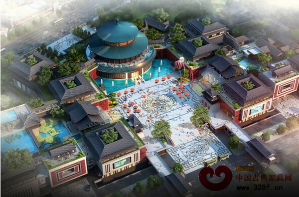 红博城全景效果图 红博城全景效果图