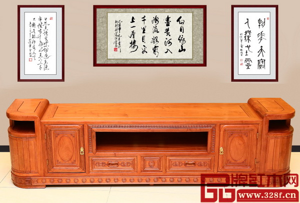林木轩小巴花原创新品系列——富贵呈祥地柜 林木轩小巴花原创新品系列——富贵呈祥地柜