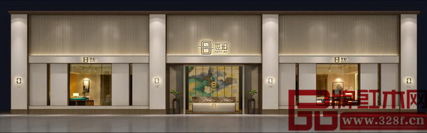 世珀展会门头效果图