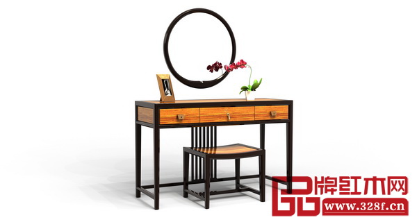 世珀当代东方家具——《B梳妆台组合》 世珀当代东方家具——《B梳妆台组合》