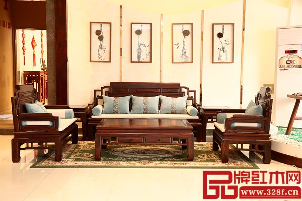 龙博士家具获奖作品黑酸枝《国士沙发》 龙博士家具获奖作品黑酸枝《国士沙发》