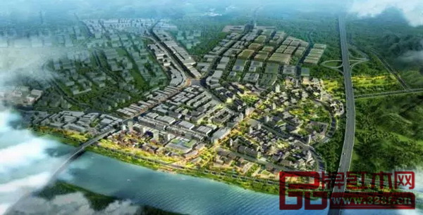 中国红木文化旅游特色小镇规划效果图