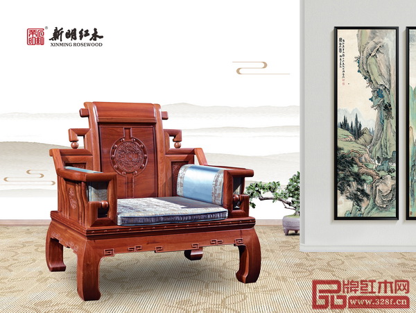 新明红木《新风明韵》沙发 新明红木《新风明韵》沙发