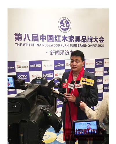 忆古轩总经理刘宇接受中央电视台等媒体采访