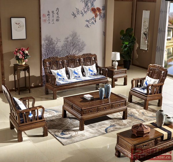 鸡翅大王红木家具产品——《鸿运沙发》 鸡翅大王红木家具产品——《鸿运沙发》
