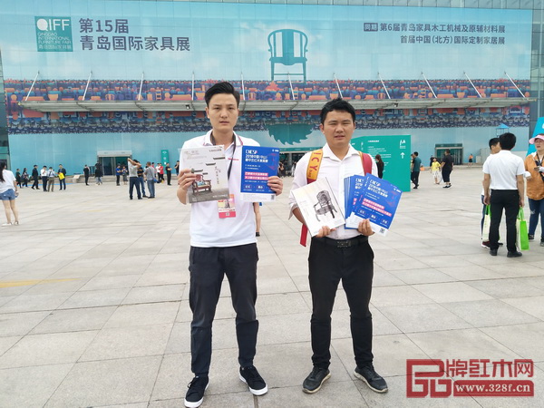 2018新中式红木家具展组委会走进青岛国际家具展