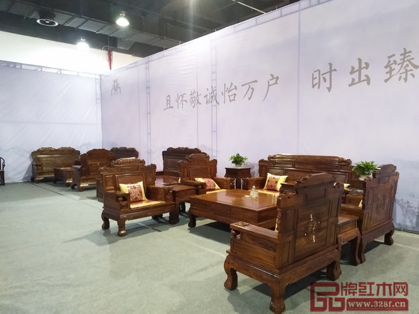 东源红木展会现场图 东源红木展会现场图
