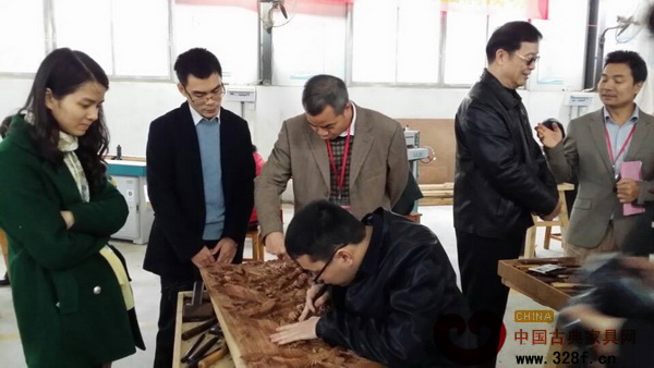 江门市家具手工木工技能鉴定实操现场