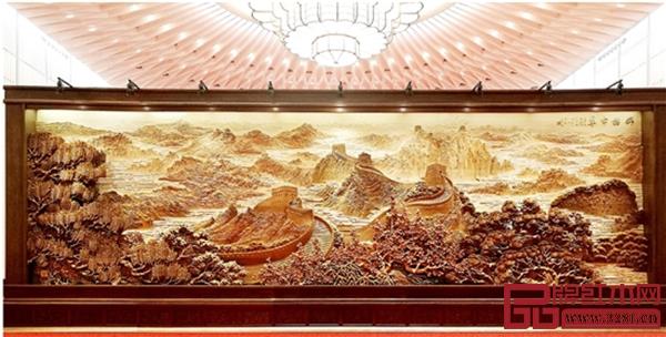 东阳木雕作品——《锦绣中华》亮相首届中国国际进口博览会 东阳木雕作品——《锦绣中华》亮相首届中国国际进口博览会