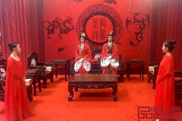 《梦中的汉唐》中式婚俗场景秀 《梦中的汉唐》中式婚俗场景秀