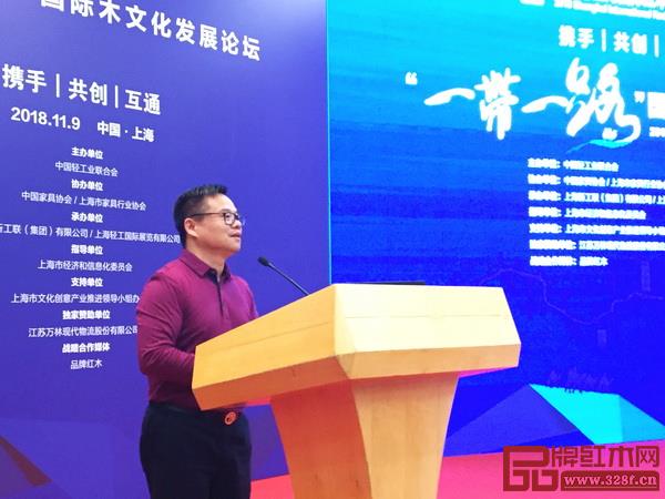 江苏名佳红木董事长张正基提出红木企业应该提倡木文化大家居模式