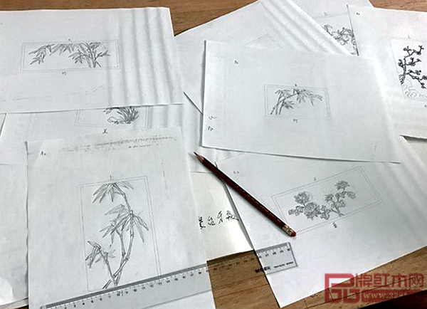 南枝红家具手绘雕刻纹饰,为家具增添韵味 南枝红家具手绘雕刻纹饰,为家具增添韵味