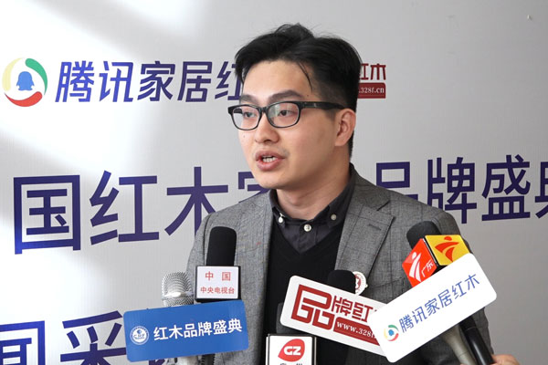 雅仕轩总经理陈集兴接受媒体联访