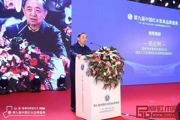 国务院参事室特邀研究员、国家人力资源与社会保障部原副部长杨志明致辞 国务院参事室特邀研究员、国家人力资源与社会保障部原副部长杨志明致辞
