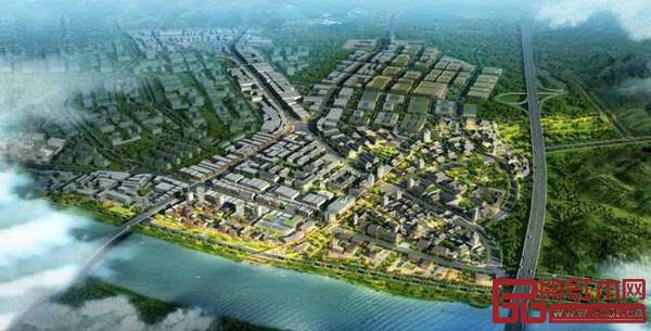 中国红木特色小镇规划效果图 中国红木特色小镇规划效果图