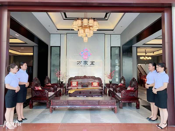 万家宜红木广西河池旗舰店与你见面啦！