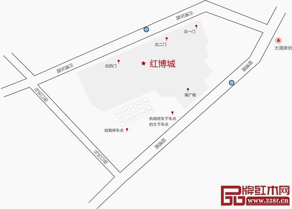 2019中山红博会会场红博城路线地图 2019中山红博会会场红博城路线地图