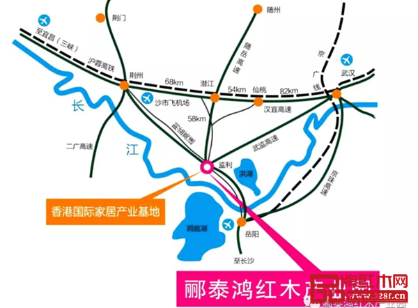 郦泰鸿红木产业园地处中部地区交通枢纽 郦泰鸿红木产业园地处中部地区交通枢纽