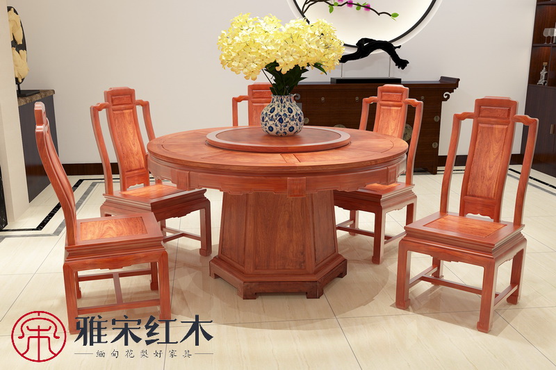 缅甸花梨木茶几大板桌如何鉴别？缅甸花梨木有何特点？