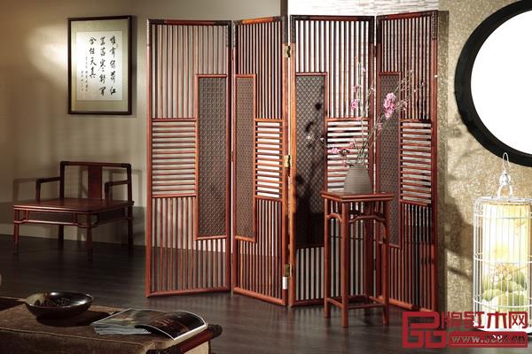红古轩·云龙红酸枝(巴里黄檀)屏风 红古轩·云龙红酸枝(巴里黄檀)屏风