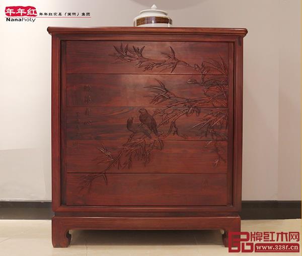 年年红家具年年红家具(国际)集团《清雅五斗柜》 年年红家具年年红家具(国际)集团《清雅五斗柜》
