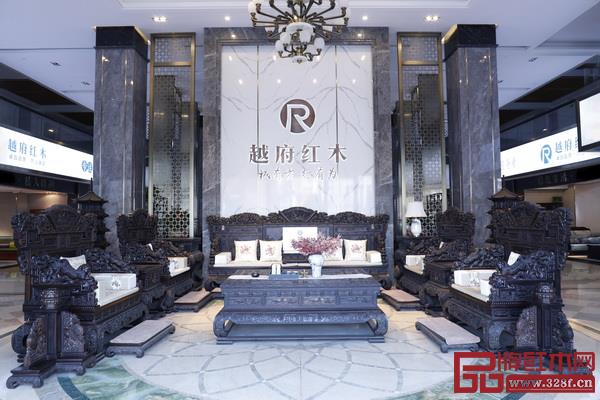 越府红木展厅形象新升级 越府红木展厅形象新升级