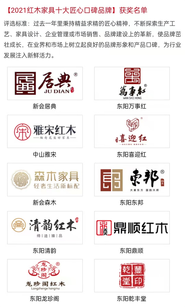 2021红木家具十大品牌排行榜,一张表了解大牌红木家具 2021红木家具十大品牌排行榜,一张表了解大牌红木家具