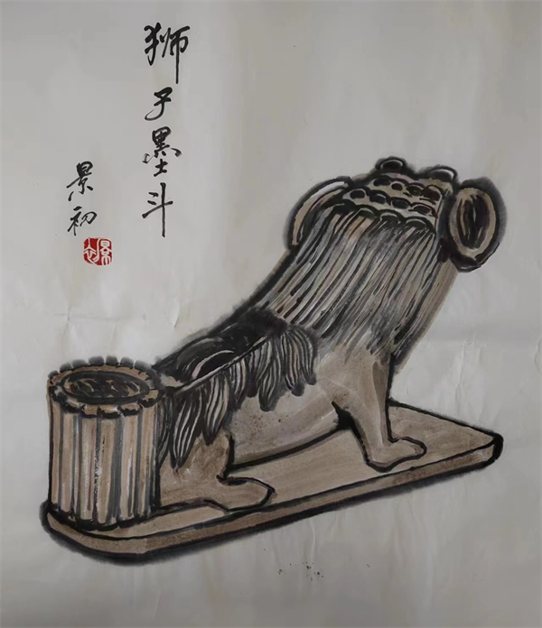 狮子墨斗 狮子墨斗