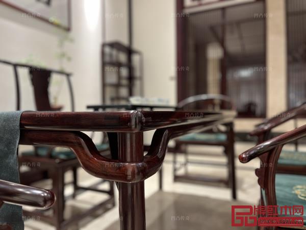 凹凸传奇 小叶紫檀明式如意茶台