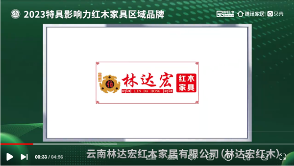 林达宏红木红木荣获“2023特具影响力红木家具区域品牌” 林达宏红木红木荣获“2023特具影响力红木家具区域品牌”