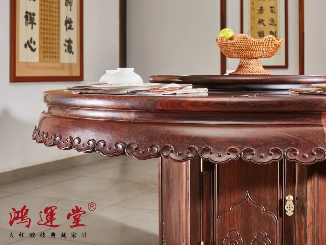 元旦特辑 | 一张红木餐桌，为相聚添“好味”！
